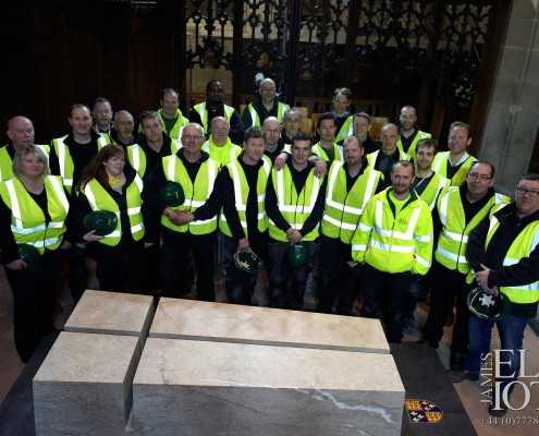26th march Installing the Tomb of Richard III